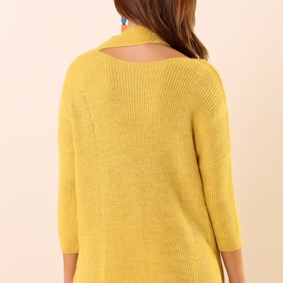 Honey Mustard Knit Sweater Top - Picture 3 of 7